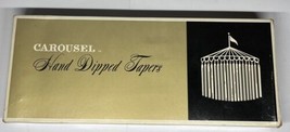 Vintage Carousel Taper Candles 12&quot; Smokeless Dripless Hand Dipped 12 Sealed - £19.15 GBP