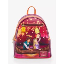 Loungefly Disney Tangled Rapunzel Boat Scene Glow-in-the-Dark Mini Backpack - £68.27 GBP