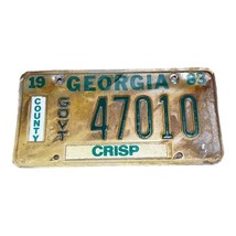 Vintage 1983 Georgia Crisp County Government Collectible License Plate G... - $56.09