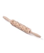 Wooden Engraved Embossing Rolling Pin for Baking Embossed Cookies - $285.33 MXN