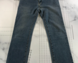 G-Star Raw Jeans Mens 33x29 Blue Straight Leg Zip Fly Pockets High Rise - $49.49