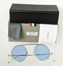 Brand New Authentic Thom Browne Sunglasses TBS 111-02 Silver TB111 Frame - £365.93 GBP