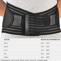 FLA Small Pro-Lite Neoprene Lumbar Sacral Support Black - £29.00 GBP