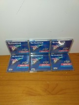 Lot of 6 FujiFilm Zip Disk 100 Zip Drive Floppy 100mb IBM PC Formatted w... - $17.76