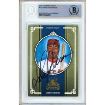 Garret Anderson Auto Los Angeles Angels 2005 Diamond Kings #1 BAS Autograph Slab - £78.55 GBP