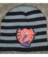 Marvel Ulitimate Spider-Man Navy &amp; Grey Beanie OSFM Youth - $9.33 CAD