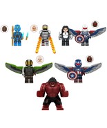 Captain America Brave New World Super Heroes Minifigures The Avengers Sets - $465.82 MXN