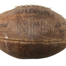 VTG American NFL Wilson Leather Football Pete Rozelle Commisioner - $222.75