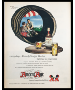 1945 Ancient Age Kentucky Straight Bourbon Vintage Print Ad - £11.16 GBP