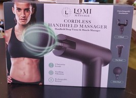 LOMI Massage Cordless Muscle Handheld Percussion Deep Tissue and Muscle Massager - £26.48 GBP