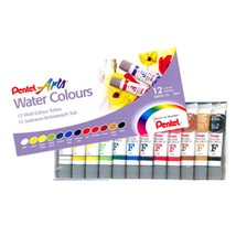 Pentel Water Colour Paint Tubes (12pk) - $33.79