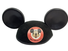 Vtg Walt Disney World Mickey Mouse Ears Hat, Black Felt Cap By Jacobson &quot;MAMA&quot; - £7.28 GBP