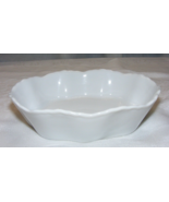 Vintage White Porcelain Oval 5&quot; Dish Japan Blue Sticker 21-c - $24.74