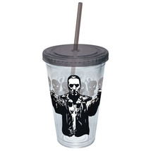 Marvel Comics The Punisher Drawn Guns 16 oz. Acrylic Travel Cup,  NEW UNUSED - $7.84