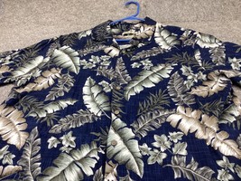 Batik Bay Shirt Mens X-Large Rayon Floral Hawaiian vacation Beach - £11.63 GBP