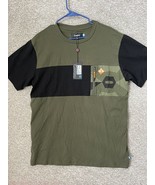 Cookies Men’s Botanical SS Knit Green Pocket Zip Shirt XL *flaw - $32.81 CAD