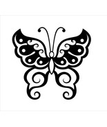 Butterfly vinyl sticker - many colours to choose from - $3.50