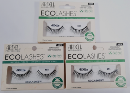 ARDELL Eco Lashes 451 Sustainable Fibers Organic Cotton Band 3 Pack Crue... - £17.37 GBP