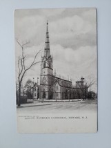 St Patricks Cathedral Newark NJ Glitter Embossed Antique Postcard - £4.27 GBP
