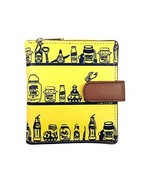 Women Printed Yellow PU Leather pocket square wallet Purse Batua Gift Rakhi - £25.56 GBP