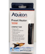NEW Aqueon 100 Watt Preset Aquarium Heater (78 Degrees) for 40 Gallon Fi... - $328.21 MXN