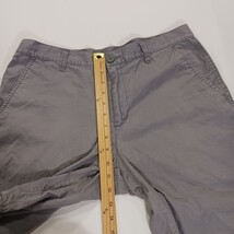 Columbia XM4598 Men's Gray Cotton Flat Front Shorts Size 34 (34W×10L) image 6