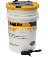 Frabill Bait Station 6 Gallon Aeration System Live Bait Cooler Bucket - $176.03