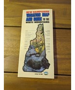 Summer Fall 1980 New Hampshire Vacation Map And Guide To The White Mount... - $233.03 MXN