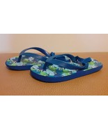 Target Toddler Flip Flop Sandals - Cat & Jack Blue Sharks, size 9/10T - £1.59 GBP