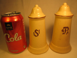 Vintage Stoneware Salt & Pepper Shaker Set Pfaltzgraff [Z231] - $6.38