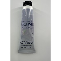 Bath &amp; Body Works Frosted Coconut Snowball Shea Butter Hand Cream 1oz Lo... - $3.00