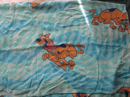 vintage Scooby-Doo Full Flat Cloth Bedsheet - $7.00