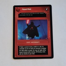 Star Wars SWCCG Focused Attack Cloud City Dark Side Black Border Decipher - £1.01 GBP