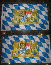 3X5 Bavaria Lion Crest Bavarian 2 Faced 2-Ply Wind Resistant Flag 3X5Ft - £8.48 GBP