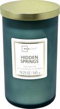 Mainstays 19oz Frosted Jar Scented Candle [Hidden Springs] - $25.95