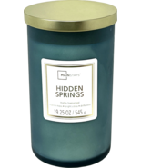 Mainstays 19oz Frosted Jar Scented Candle [Hidden Springs] - £20.62 GBP