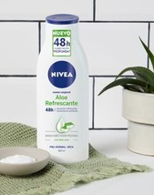 Nivea Aloe Vera Refrescante Crema Corporal - 400ml (13.5 Oz) - Envio Gratis - $19.34
