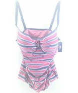 Cayo De Agua Womens Bikini Multicolour Stripe Size 18 D Cup Swim Bathing... - £20.31 GBP