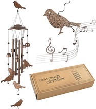 Outdoor Bird Wind Chimes for Outside with Relaxing Rich Sound - $19.79