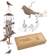 Outdoor Bird Wind Chimes for Outside with Relaxing Rich Sound - £15.77 GBP