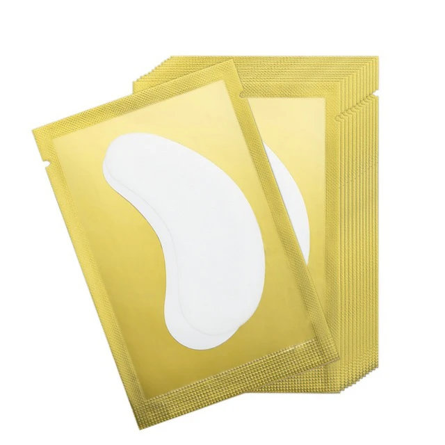 100pairs lint free eye gel patch under eye gel pads eyelash extension paper patches eye thumb200