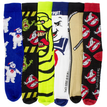 Ghostbusters Assorted 6-Pack Crew Socks Multi-Color - £17.72 GBP