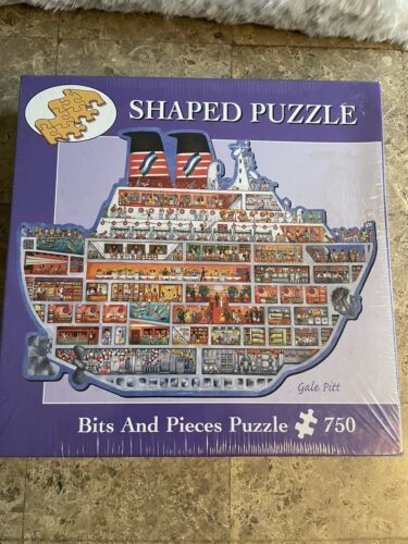 Vintage 2004 Bits and Pieces Shaped Puzzle 750 Pieces New in Box Cruise ShipBits - $18.70