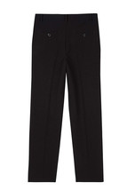 Van Heusen Boys&#39; Slim Fit  Flex Stretch Flat Front Black Dress Pants - 20 - $19.79