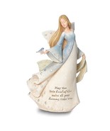 Polyresin Bluebird &amp; Angel Figurine - $95.39 CAD