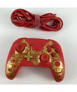 Power A Nintendo Switch Enhanced Wired Video Game Controller Mario Red Gold - $461.49 MXN
