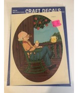 New Meyercord Craft Decals Old Man Drinking Lemonade Box 2 - $4.94