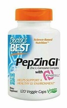 NEW Doctor&#39;s Best PepZin GI Zinc-L-Carnosine Complex Non-GMO Vegan Gluten Free - £25.09 GBP