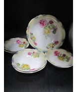 P.K Silesia Germany Lusterware Bowl And 6 Fruit Bowls - $2,283.37 MXN