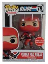 Funko Pop Cobra Red Ninja #79 G.I. Joe Retro Toys GameStop Exclusive Figure - £11.04 GBP